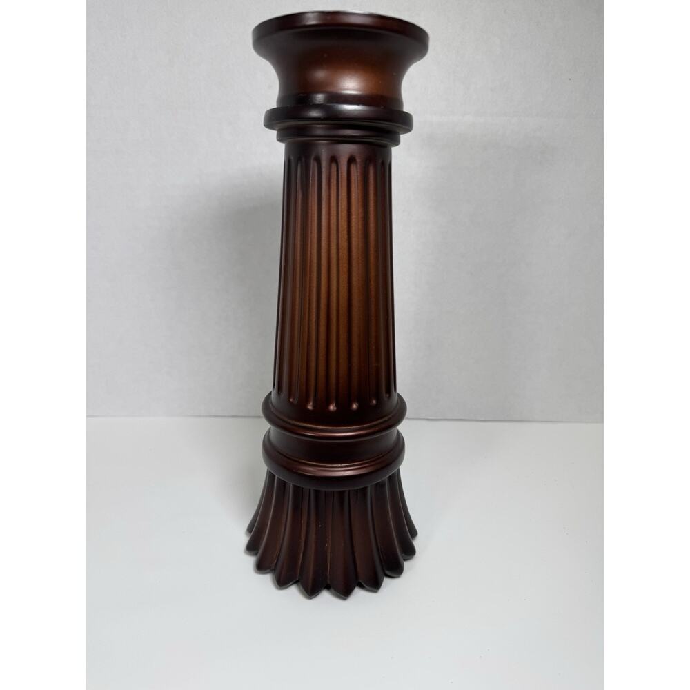 Bronze Fluted Candle‎ Holder